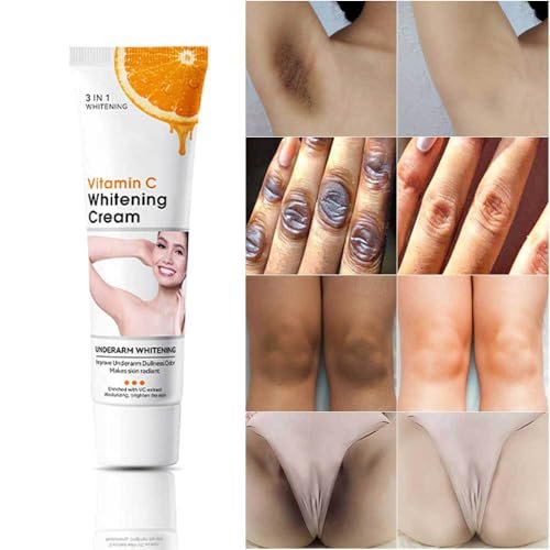 Axnoocy Body Whitening Cream for Private Area and Bikini Area – Vitamin C Skin Care for Underarm, Neck, Armpit, Elbow, Knees and Inner Thigh (1.8 FL.Oz) - görsel 2