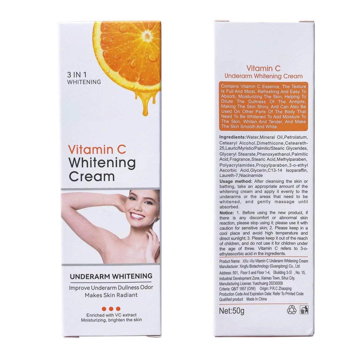 Axnoocy Body Whitening Cream for Private Area and Bikini Area – Vitamin C Skin Care for Underarm, Neck, Armpit, Elbow, Knees and Inner Thigh (1.8 FL.Oz) - görsel 8