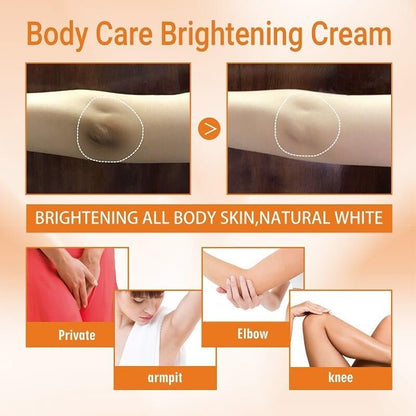 Axnoocy Body Whitening Cream for Private Area and Bikini Area – Vitamin C Skin Care for Underarm, Neck, Armpit, Elbow, Knees and Inner Thigh (1.8 FL.Oz)