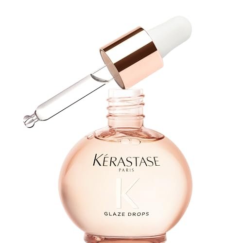 Kerastase Gloss Absolu Glaze Drops Anti-Frizz Hair Oil - Adds Gloss and Shine, Nourishes and Hydrates Hair with Hyaluronic Acid and Glycolic Acid, For All Hair Types Avelisse