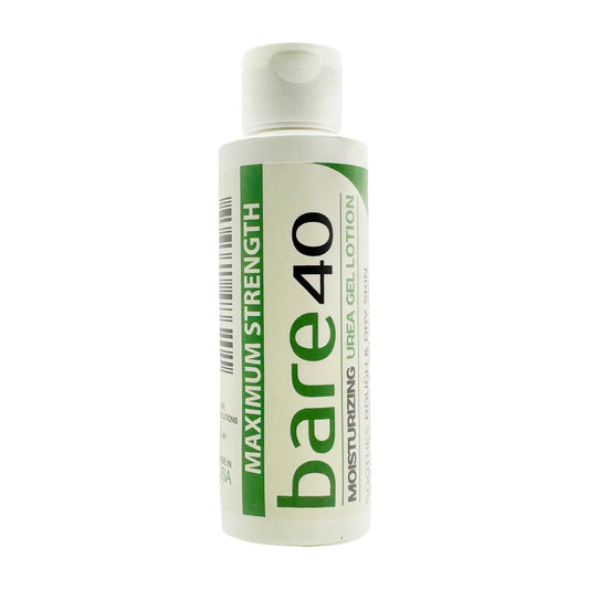 Professional Bare 40 Pro Lotion with 40% Urea Cream – Hydrating & Exfoliating for Dry, Rough Skin – Enriched with Tea Tree Oil, Aloe Vera & Jojoba Beads Avelisse