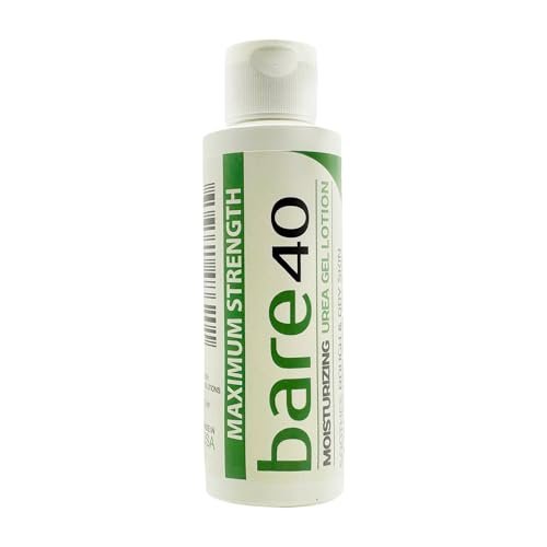 Professional Bare 40 Pro Lotion with 40% Urea Cream – Hydrating & Exfoliating for Dry, Rough Skin – Enriched with Tea Tree Oil, Aloe Vera & Jojoba Beads Avelisse