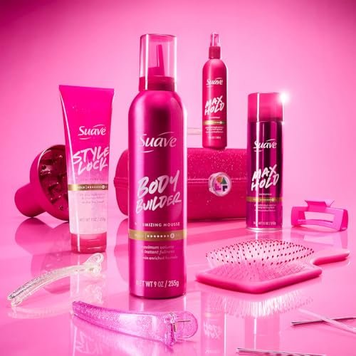 Suave Hairspray Unscented Max Hold Variety 2-Pack – Non-Aerosol & Aerosol, 11 oz Each Avelisse