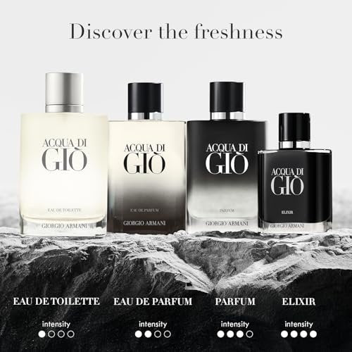Armani Beauty Acqua di Giò Elixir – Woody & Earthy Cologne for Men with Violet, Leather & Marine Accords – 1.6 Fl Oz Avelisse