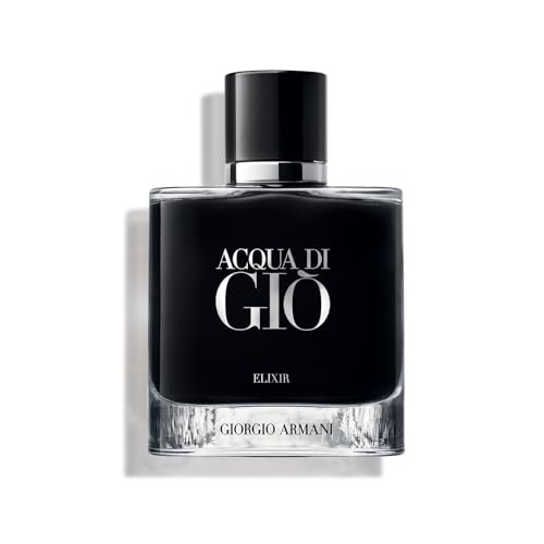 Armani Beauty Acqua di Giò Elixir – Woody & Earthy Cologne for Men with Violet, Leather & Marine Accords – 1.6 Fl Oz Avelisse