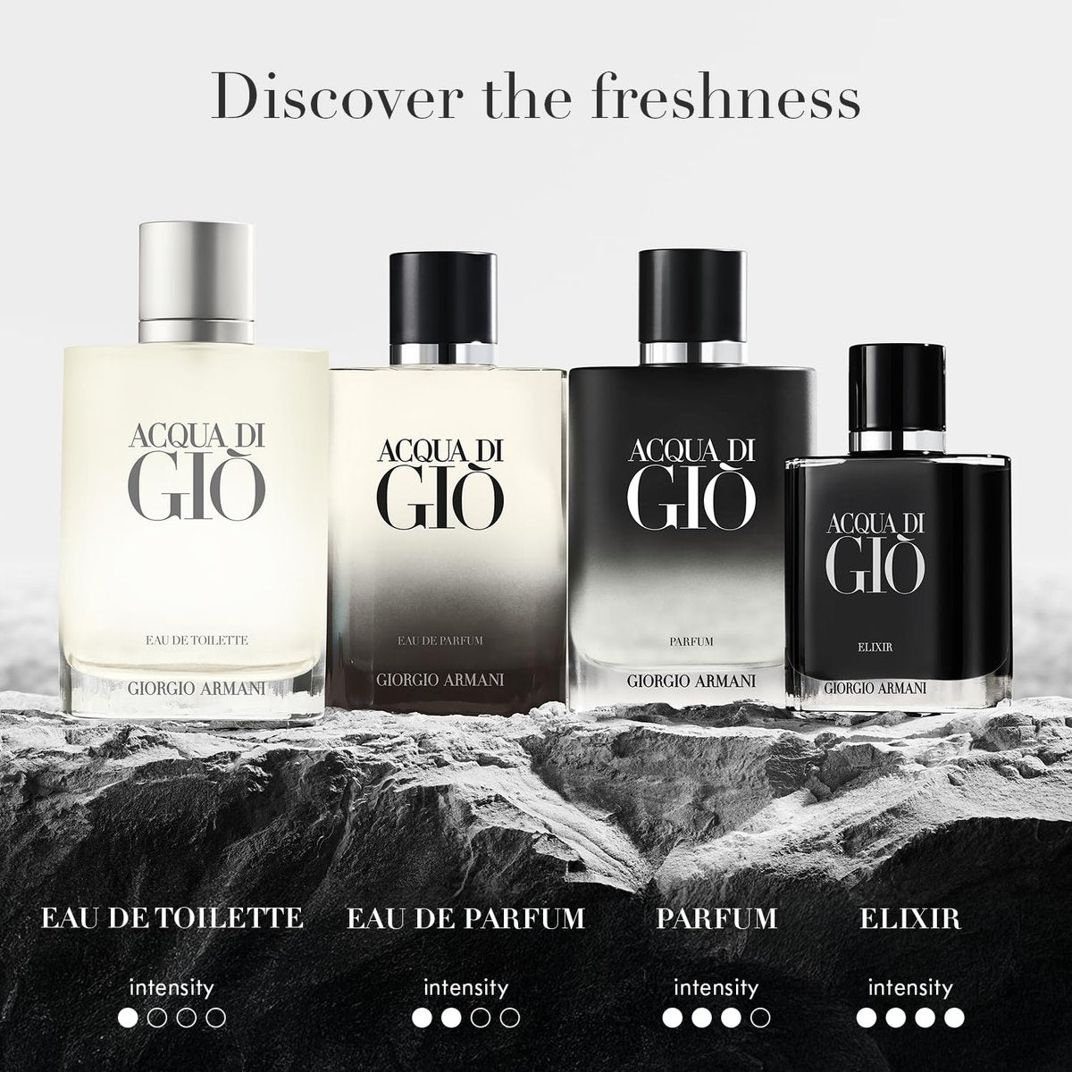 Armani Beauty Acqua di Giò Elixir – Woody & Earthy Cologne for Men with Violet, Leather & Marine Accords – 1.6 Fl Oz Avelisse