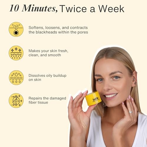 Luelle Pore Strips – Deep Cleansing Patch System, 100 PCS Blackhead Remover Peel Off Mask for Face & Nose Avelisse