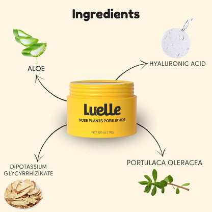 Luelle Pore Strips – Deep Cleansing Patch System, 100 PCS Blackhead Remover Peel Off Mask for Face & Nose Avelisse