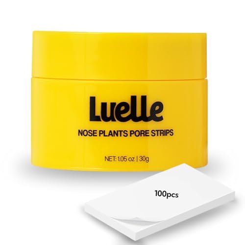 Luelle Pore Strips – Deep Cleansing Patch System, 100 PCS Blackhead Remover Peel Off Mask for Face & Nose Avelisse