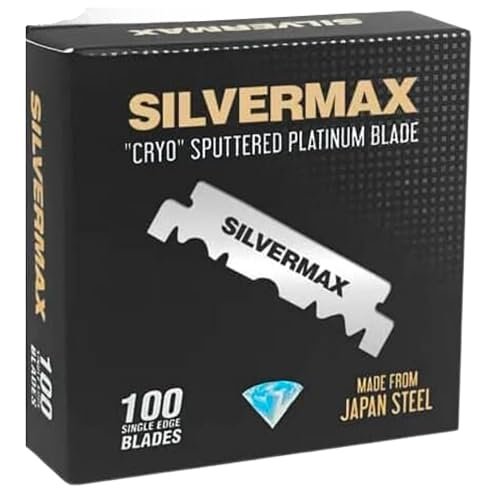 Silvermax Japan Steel Single Edge Razor Blades – 100 Pack for Precision Shaving - görsel 2