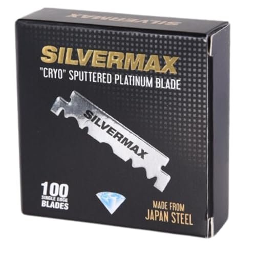 Silvermax Japan Steel Single Edge Razor Blades – 100 Pack for Precision Shaving - görsel 10