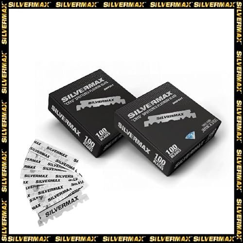 Silvermax Japan Steel Single Edge Razor Blades – 100 Pack for Precision Shaving - görsel 15