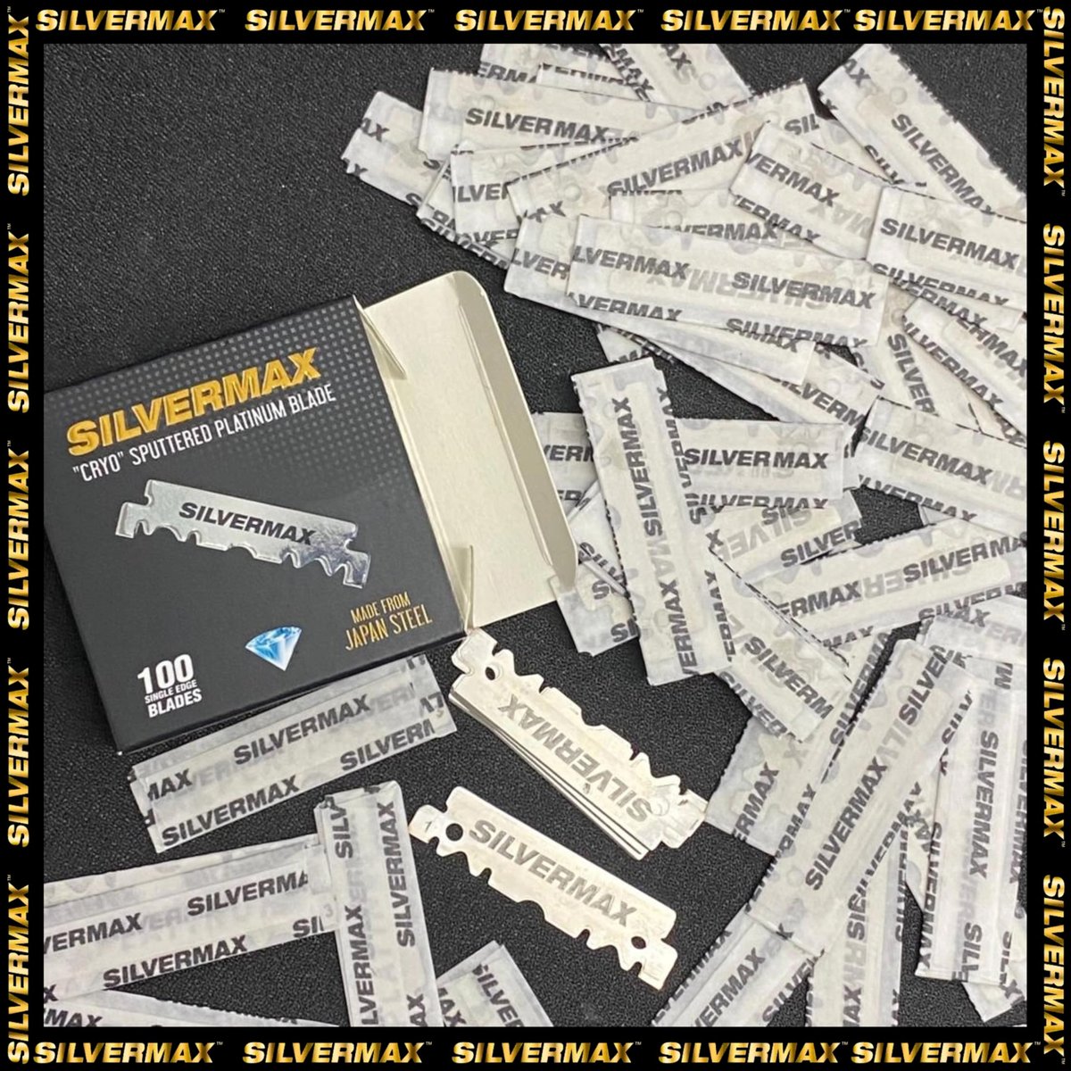 Silvermax Japan Steel Single Edge Razor Blades – 100 Pack for Precision Shaving - görsel 5