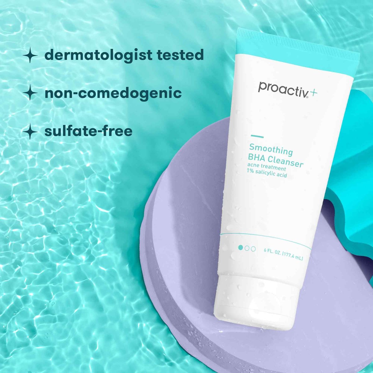 Proactiv+ Smoothing BHA Cleanser, 6 oz – Unscented Salicylic Acid Acne Treatment for All Skin Types Avelisse