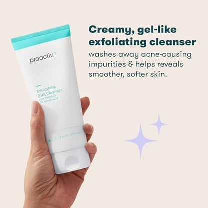 Proactiv+ Smoothing BHA Cleanser, 6 oz – Unscented Salicylic Acid Acne Treatment for All Skin Types Avelisse