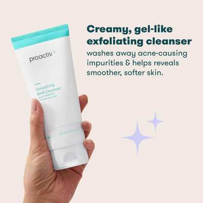 Proactiv+ Smoothing BHA Cleanser, 6 oz – Unscented Salicylic Acid Acne Treatment for All Skin Types Avelisse