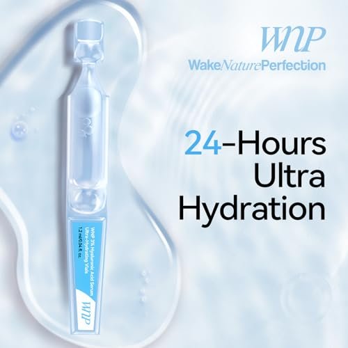 WNP Emergency Repair Serum Set: Ultra 3% Hydrating Serum with 4D Hyaluronic Acid Firming Oil-Suspension Serum - Single-Use Skincare for Sensitive Skin - 60 Vials Avelisse