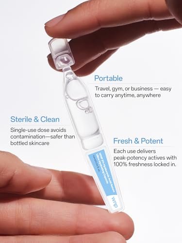 WNP Emergency Repair Serum Set: Ultra 3% Hydrating Serum with 4D Hyaluronic Acid Firming Oil-Suspension Serum - Single-Use Skincare for Sensitive Skin - 60 Vials Avelisse