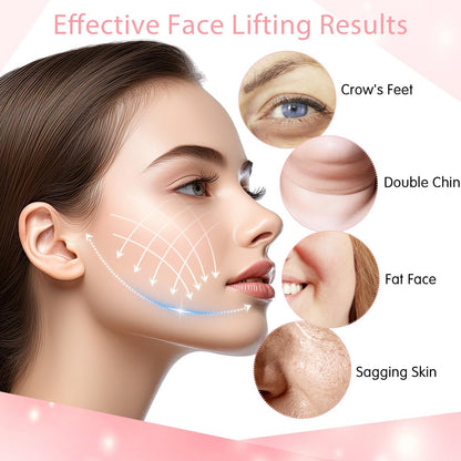 Lnngub 60 Pcs Face Lift Tape - Invisible Instant Facelift Tape for Sagging Skin, Eyes, Neck, Double Chin & Wrinkles