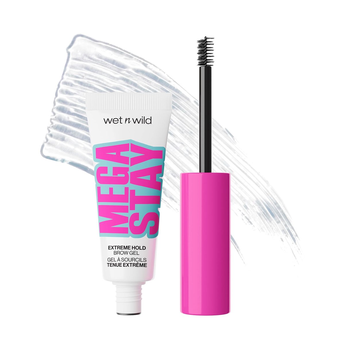 wet n wild Mega Stay Extreme Hold Brow Gel - Clear, Long-Lasting 16-Hour Wear, Lightweight & Non-Sticky - görsel 1