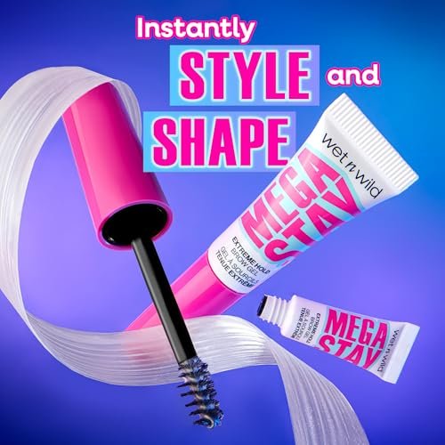 wet n wild Mega Stay Extreme Hold Brow Gel - Clear, Long-Lasting 16-Hour Wear, Lightweight & Non-Sticky - görsel 6
