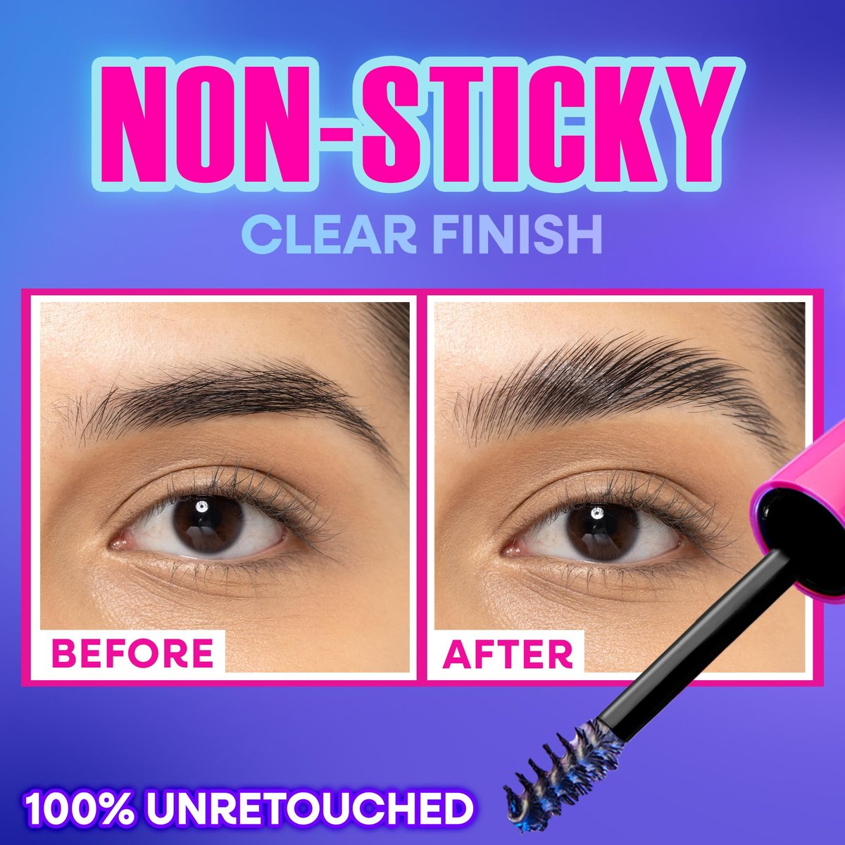 wet n wild Mega Stay Extreme Hold Brow Gel - Clear, Long-Lasting 16-Hour Wear, Lightweight & Non-Sticky - görsel 11