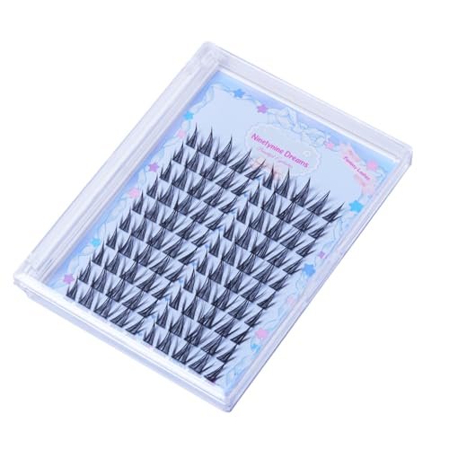 Ninetynine Dreams 100PCs Fantasy Lashes Manhua Anime DIY Spiky Lash Clusters 10-16mm C+ Curl – Lightweight, Reusable, Waterproof Individual Eyelashes with Thin Comfortable Band Avelisse