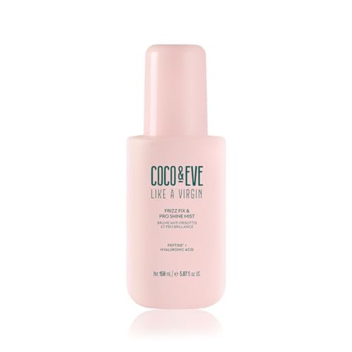 Coco & Eve Like A Virgin Frizz Fix & Pro Shine Mist – 72H Frizz Control & Instant Shine | Lightweight Heat Protectant & Detangling Spray for All Hair Types (5.07 fl oz) Avelisse