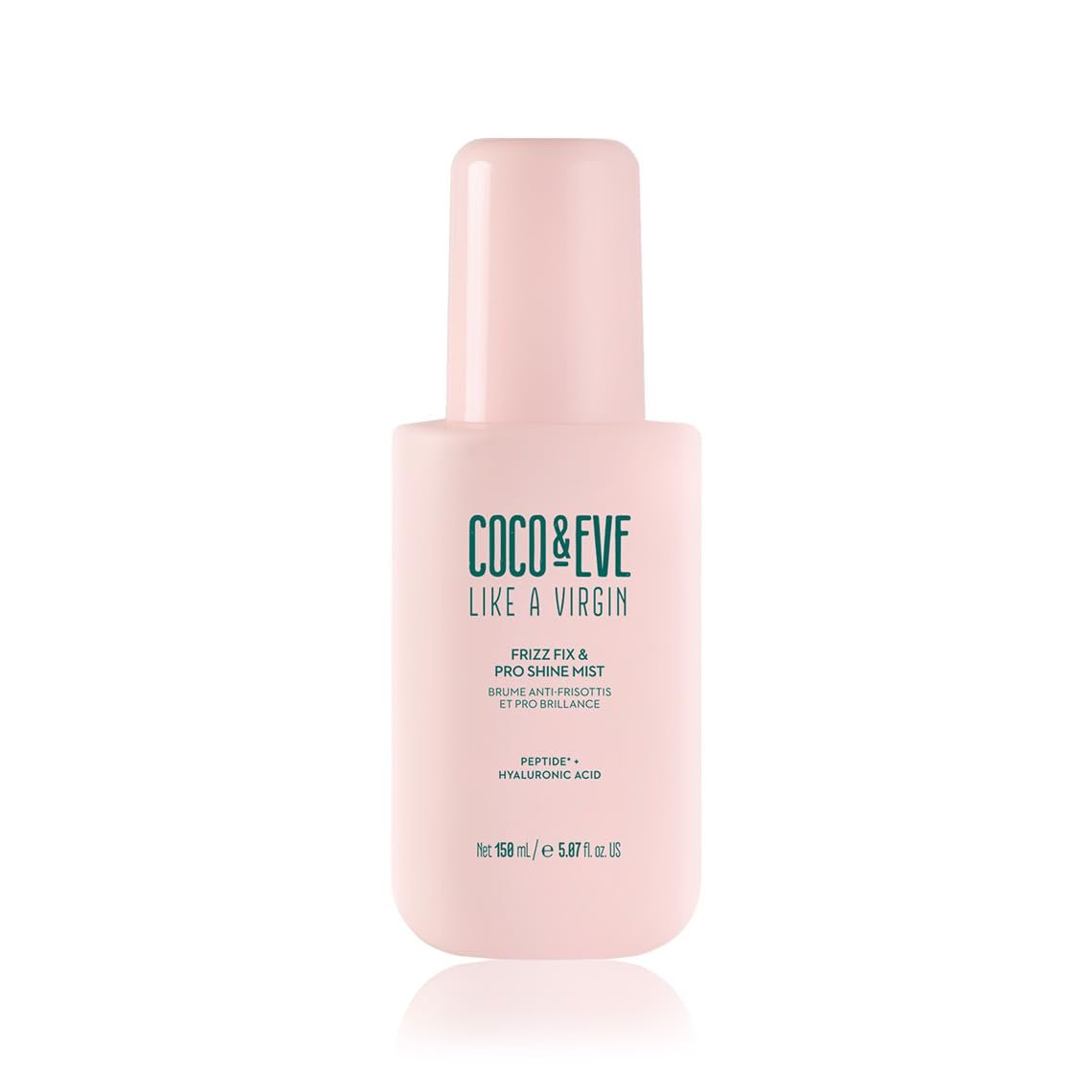 Coco & Eve Like A Virgin Frizz Fix & Pro Shine Mist – 72H Frizz Control & Instant Shine | Lightweight Heat Protectant & Detangling Spray for All Hair Types (5.07 fl oz) Avelisse