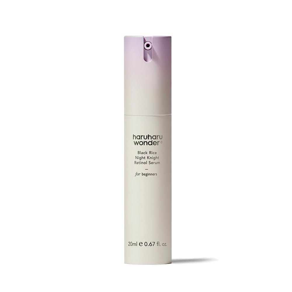 Haruharu Wonder Black Rice Night Knight Retinol Serum – Firming & Smoothing Night Treatment with Hydrating Formula, 0.67 fl.oz - görsel 1