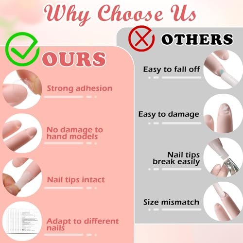 Zhaoyao Flexible Bendable Nail Practice Hand for Acrylic Nails - Silicone Manicure Training Kit with 100 Nail Tips & 192 Jelly Glues for Beginners - görsel 4