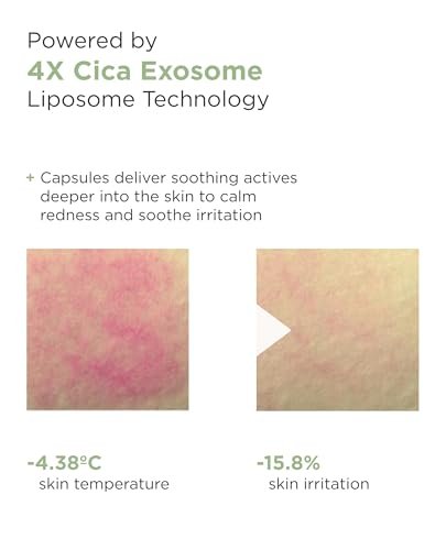 AROCELL Cica Hydrogel PDRN Mask 4 Facial Sheet - Cooling Soothing Calming Sensitive Skin Korean Skincare with Panthenol & Centella Asiatica (25g x 4) Avelisse