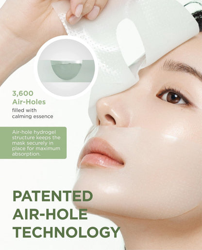 AROCELL Cica Hydrogel PDRN Mask 4 Facial Sheet - Cooling Soothing Calming Sensitive Skin Korean Skincare with Panthenol & Centella Asiatica (25g x 4) Avelisse