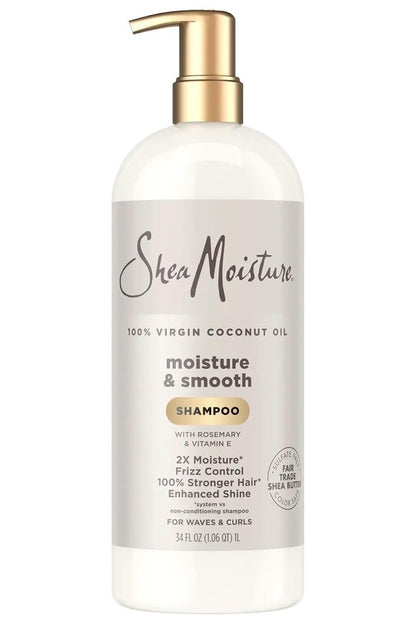 Shea Moisture 100% Virgin Coconut Oil Moisture & Smooth Shampoo - 34 fl oz Avelisse