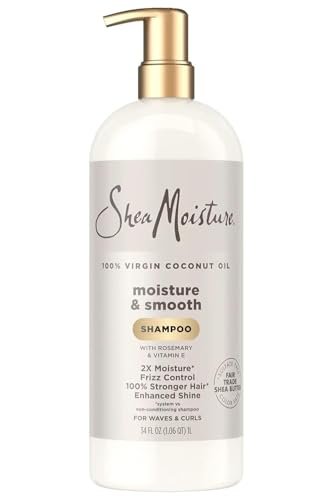 Shea Moisture 100% Virgin Coconut Oil Moisture & Smooth Shampoo - 34 fl oz Avelisse