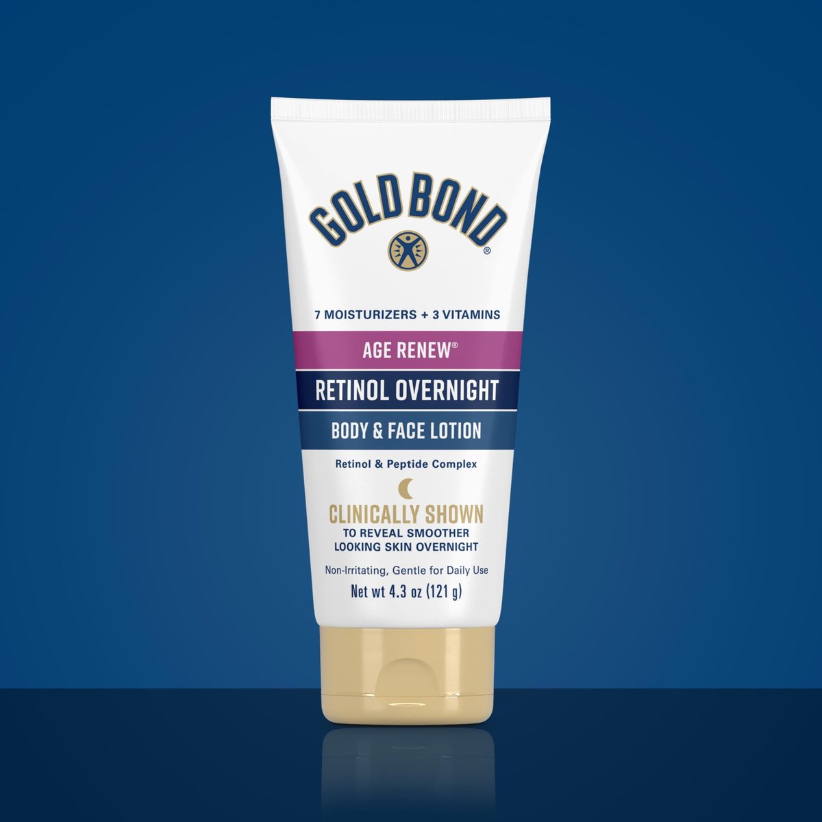 Gold Bond Age Renew Day & Night Duo Lotion Set for Body & Face – Crepe Corrector & Retinol Overnight Lotion, Visibly Firms & Smooths Skin, 8.6 oz Each (Pack of 2) Avelisse