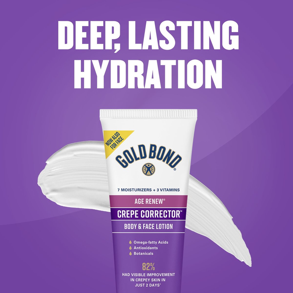 Gold Bond Age Renew Day & Night Duo Lotion Set for Body & Face – Crepe Corrector & Retinol Overnight Lotion, Visibly Firms & Smooths Skin, 8.6 oz Each (Pack of 2) Avelisse