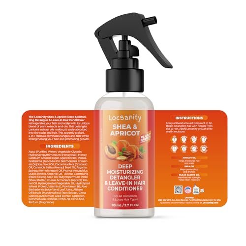 Locsanity Natural & Organic Loose Natural Sample Travel Kit – 2-in-1 Shampoo/Conditioner, Deep Moisturizing Conditioner, Hair Oil, Detangler Leave-in Conditioner, Smooth Liquid Edge Gel - görsel 12