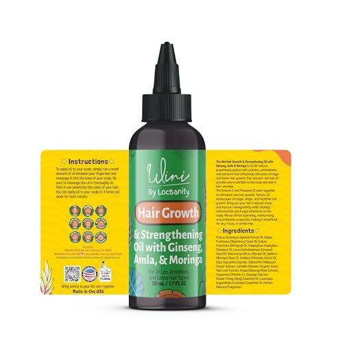 Locsanity Natural & Organic Loose Natural Sample Travel Kit – 2-in-1 Shampoo/Conditioner, Deep Moisturizing Conditioner, Hair Oil, Detangler Leave-in Conditioner, Smooth Liquid Edge Gel - görsel 8