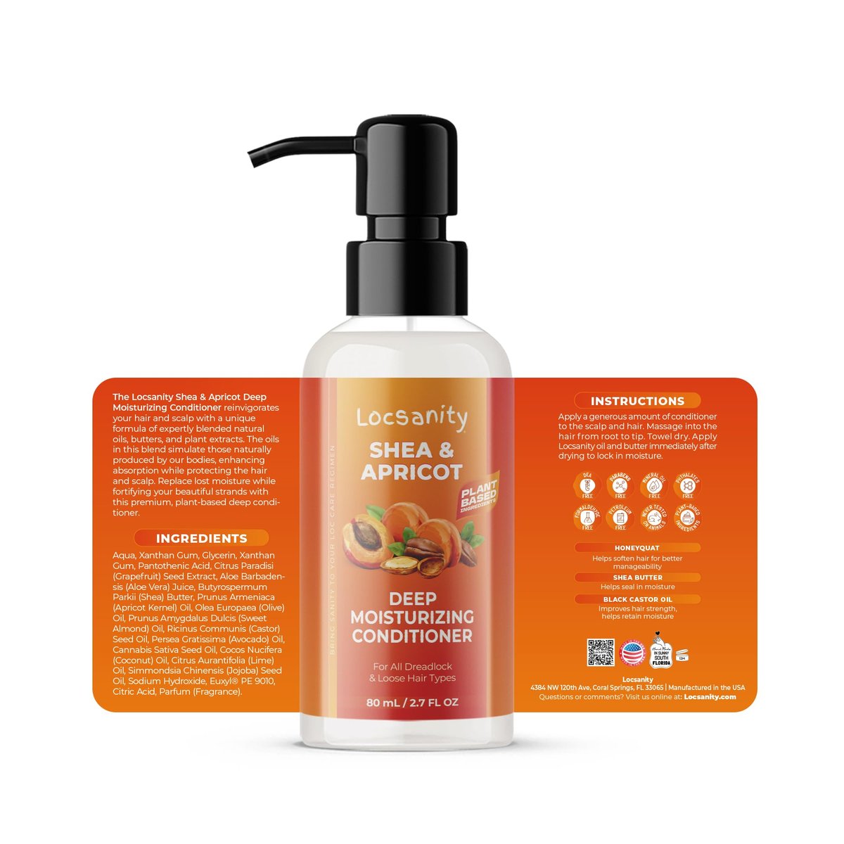 Locsanity Natural & Organic Loose Natural Sample Travel Kit – 2-in-1 Shampoo/Conditioner, Deep Moisturizing Conditioner, Hair Oil, Detangler Leave-in Conditioner, Smooth Liquid Edge Gel - görsel 9