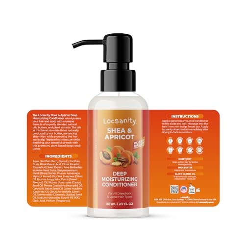 Locsanity Natural & Organic Loose Natural Sample Travel Kit – 2-in-1 Shampoo/Conditioner, Deep Moisturizing Conditioner, Hair Oil, Detangler Leave-in Conditioner, Smooth Liquid Edge Gel - görsel 10