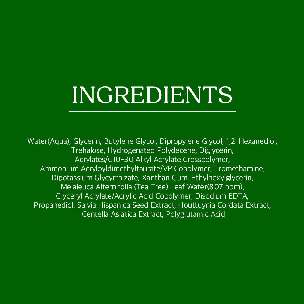 Papa Recipe Tea Tree Control Soothing Cream - Hydrating Face Moisturizer for Dry, Sensitive, Acne-Prone Skin - Oil Water Balance Care - Korean Face Cream 3.38 fl oz - görsel 13