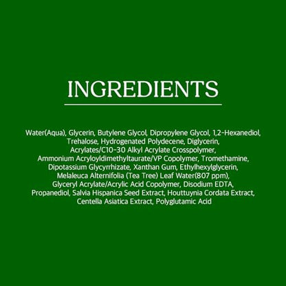 Papa Recipe Tea Tree Control Soothing Cream - Hydrating Face Moisturizer for Dry, Sensitive, Acne-Prone Skin - Oil Water Balance Care - Korean Face Cream 3.38 fl oz