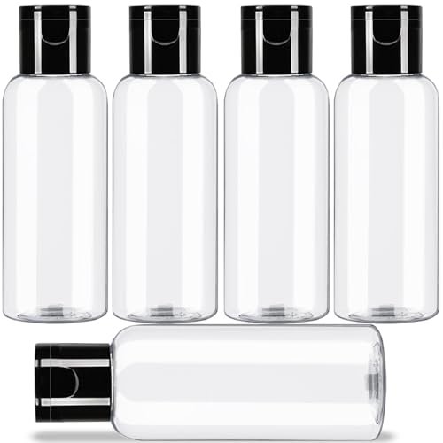 DNSEN 5 Pack 3.4 oz Travel Size Bottles TSA Approved Leak Proof Empty Refillable Liquid Containers with Labels - görsel 12