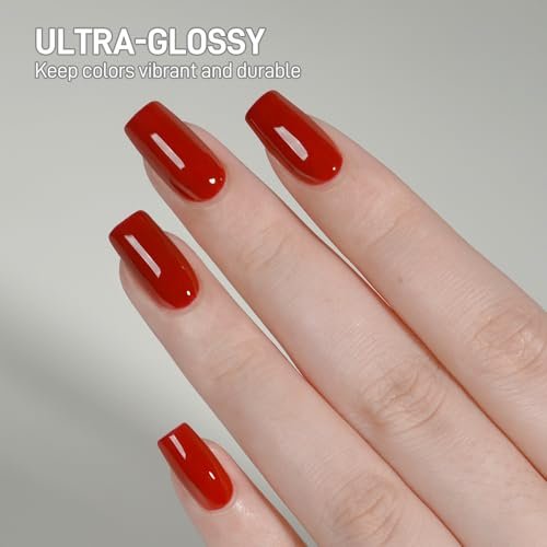 GAOY Crystal Gel Top Coat for Gel Nail Polish – 16ml No Wipe Clear Finish, High Shine, UV Light Cure for Long-Lasting Nail Art at Home - görsel 10