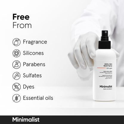Minimalist Hypochlorous Acid Face & Body Spray for Acne, Eczema & Redness Relief – Soothes & Purifies Skin Post-Workout – Antimicrobial, Reduces Irritation – Gentle HOCl Formula for All – 7.44 fl oz Avelisse