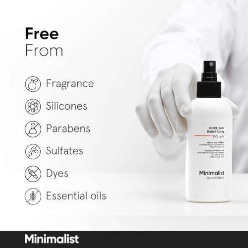 Minimalist Hypochlorous Acid Face & Body Spray for Acne, Eczema & Redness Relief – Soothes & Purifies Skin Post-Workout – Antimicrobial, Reduces Irritation – Gentle HOCl Formula for All – 7.44 fl oz Avelisse