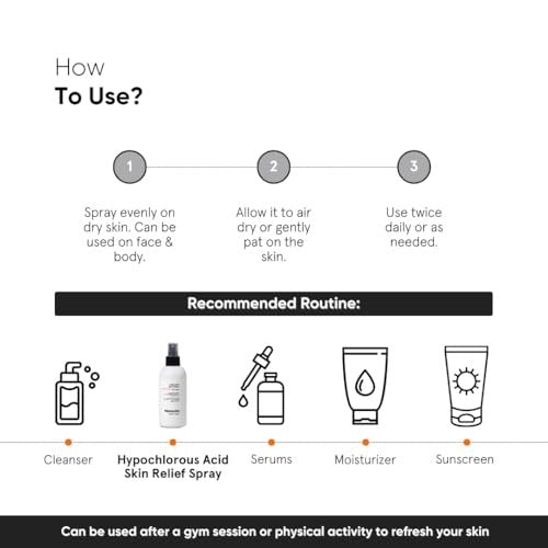 Minimalist Hypochlorous Acid Face & Body Spray for Acne, Eczema & Redness Relief – Soothes & Purifies Skin Post-Workout – Antimicrobial, Reduces Irritation – Gentle HOCl Formula for All – 7.44 fl oz Avelisse