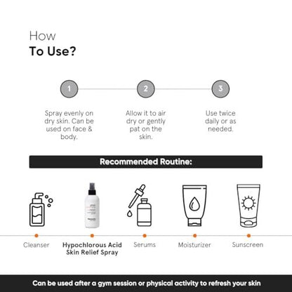 Minimalist Hypochlorous Acid Face & Body Spray for Acne, Eczema & Redness Relief – Soothes & Purifies Skin Post-Workout – Antimicrobial, Reduces Irritation – Gentle HOCl Formula for All – 7.44 fl oz Avelisse