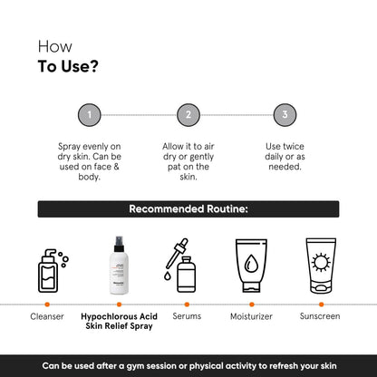 Minimalist Hypochlorous Acid Face & Body Spray for Acne, Eczema & Redness Relief – Soothes & Purifies Skin Post-Workout – Antimicrobial, Reduces Irritation – Gentle HOCl Formula for All – 7.44 fl oz Avelisse